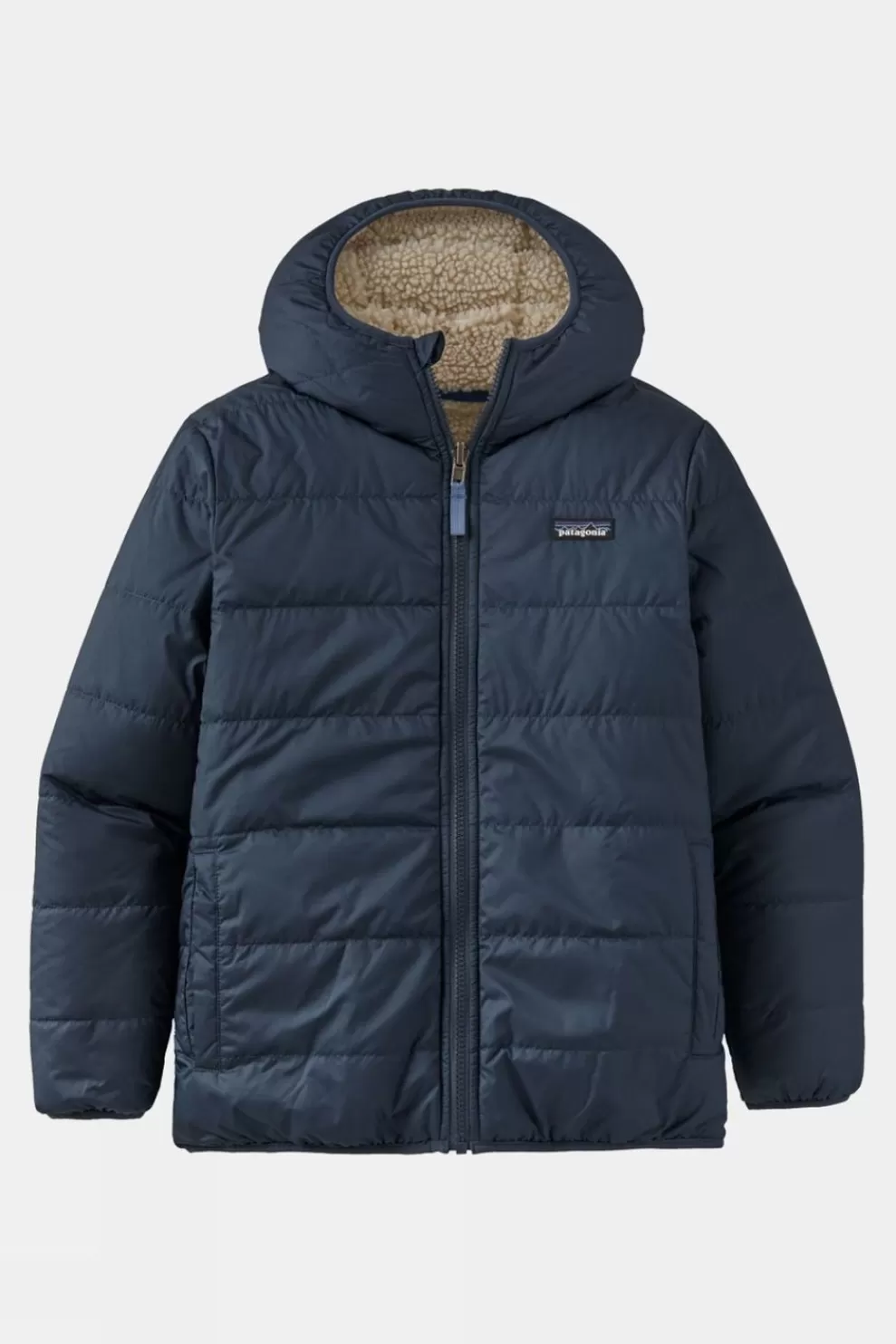 Patagonia Boys Reversible Ready Freddy Hooded Jacket<Kids Insulated Jackets