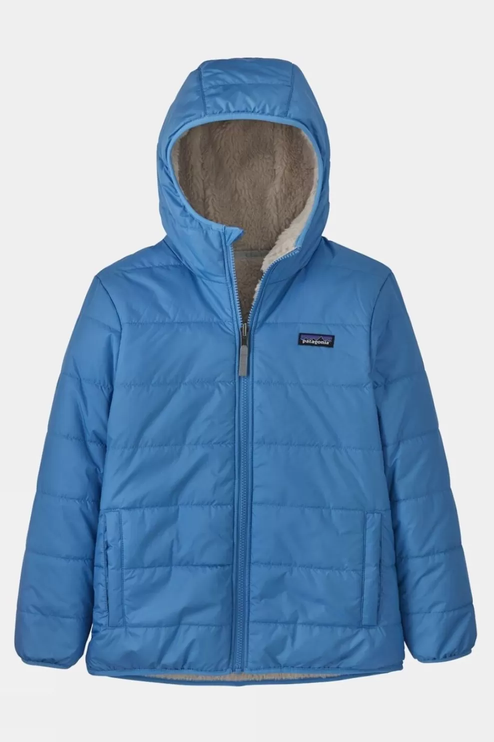 Patagonia Boys Reversible Ready Freddy Hooded Jacket<Kids Insulated Jackets