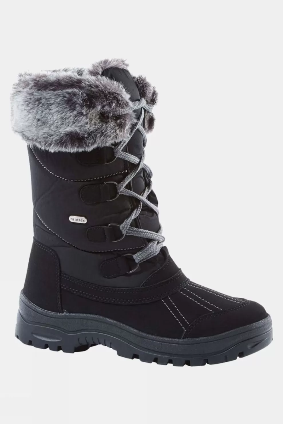 Calzat Girl's Fur Trim Traction Boot<Kids Winter Boots+Footwear