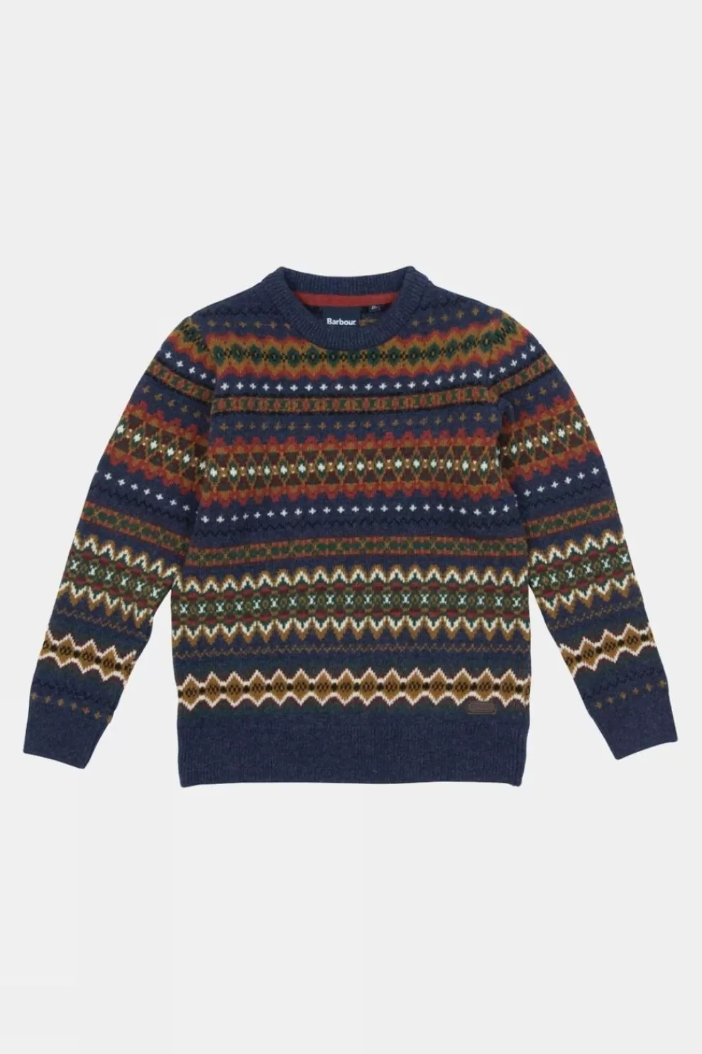 Barbour Kids Case Fair Isle Crew Jumper<Kids Fleeces+Mid-Layers