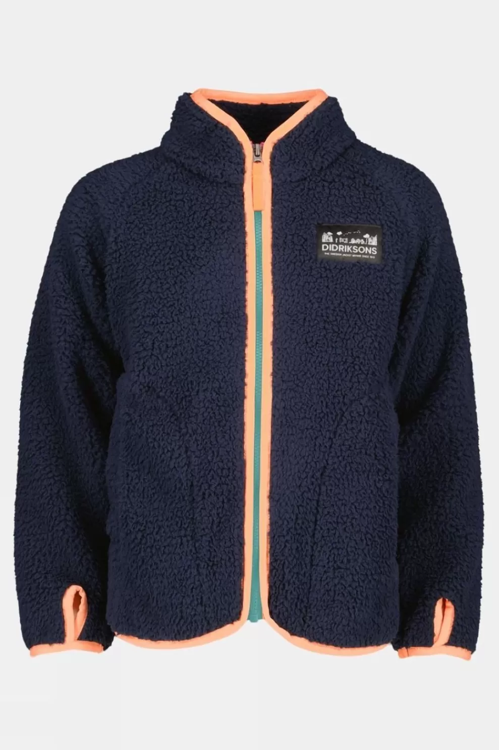 Didriksons Kids Gibbs Full Zip Fleece Top<Kids Fleeces+Mid-Layers