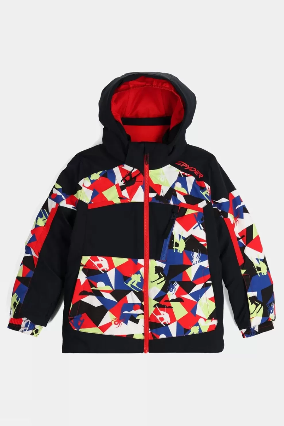 Spyder Mini Kids Leader Ski Jacket<Kids Ski+Snowboard Jackets