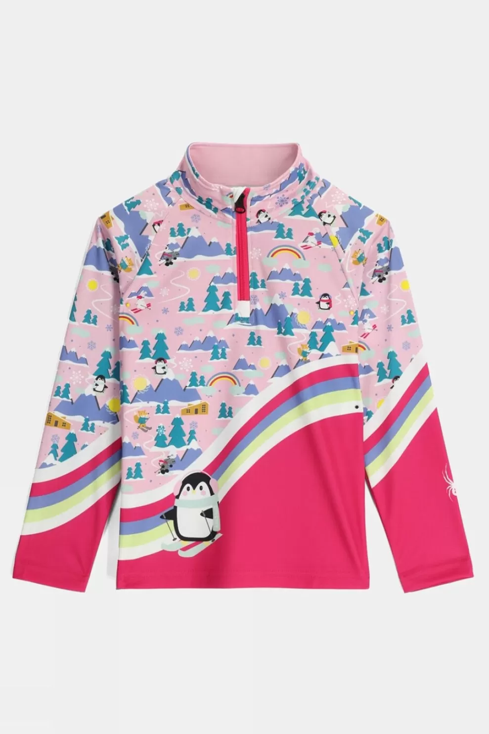 Spyder Mini Kids Reflect Half Zip Top<Kids Fleeces+Mid-Layers