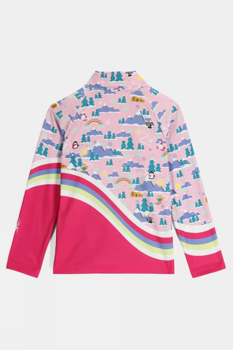 Spyder Mini Kids Reflect Half Zip Top<Kids Fleeces+Mid-Layers