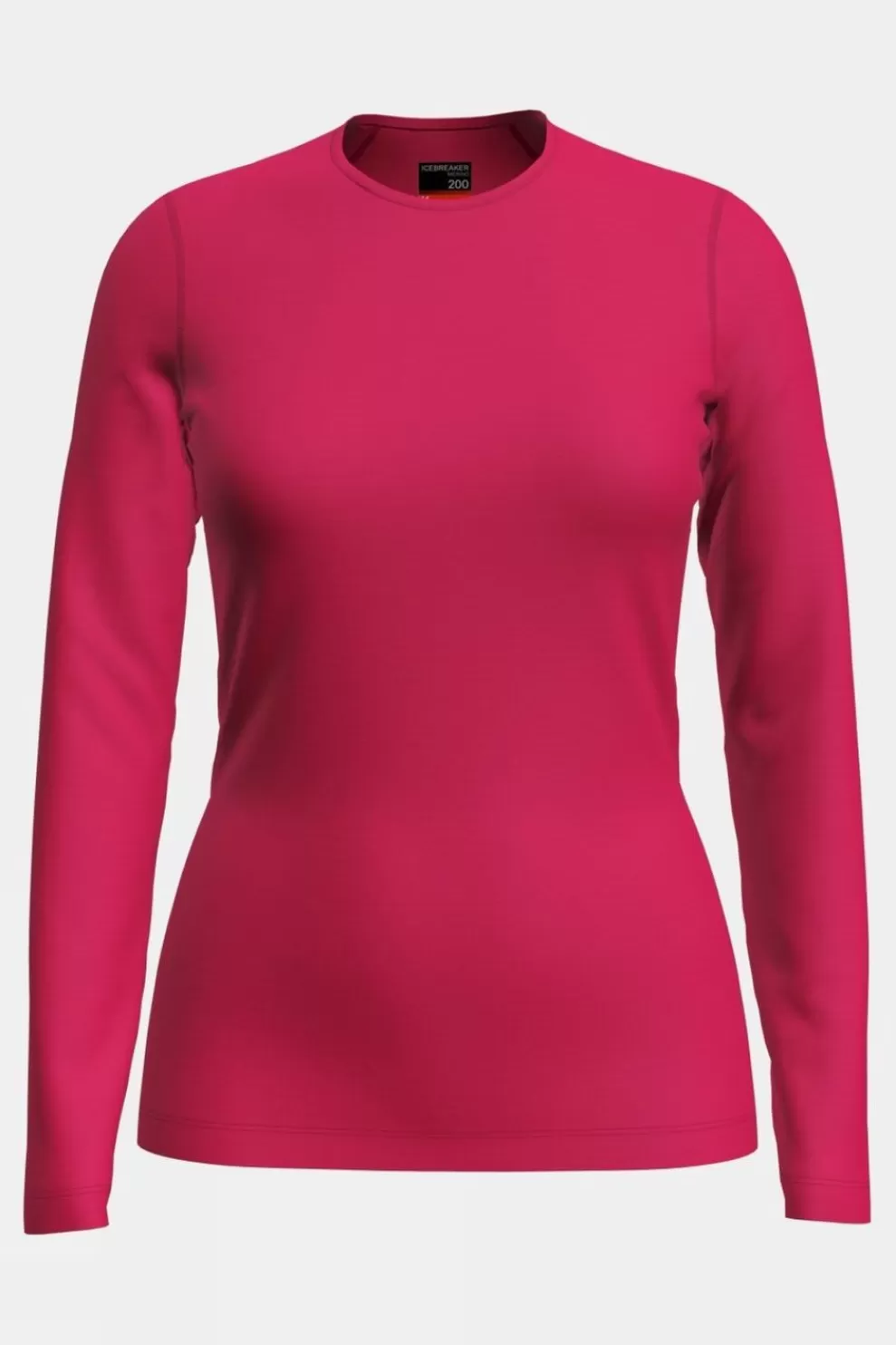 Icebreaker Womens 200 Oasis Long Sleeve Crewe Top<Women Base Layer Tops