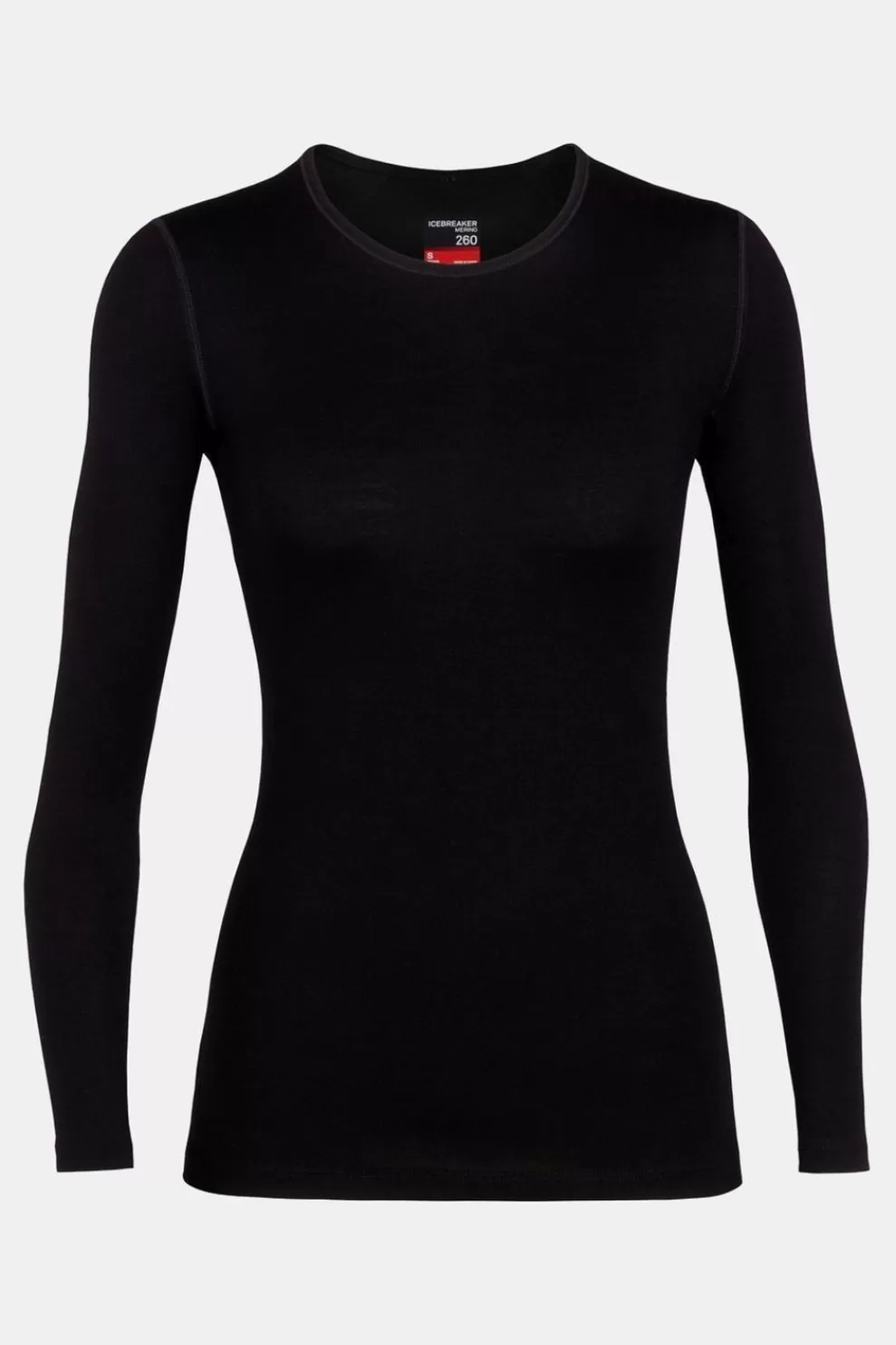 Icebreaker Womens 260 Tech Long Sleeve Crewe Top<Women Base Layer Tops