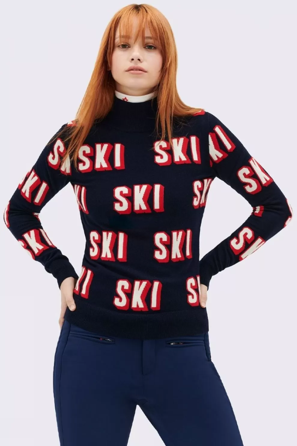 Perfect Moment Womens 3D Wool Sweater<Women Fleeces + Mid-Layers