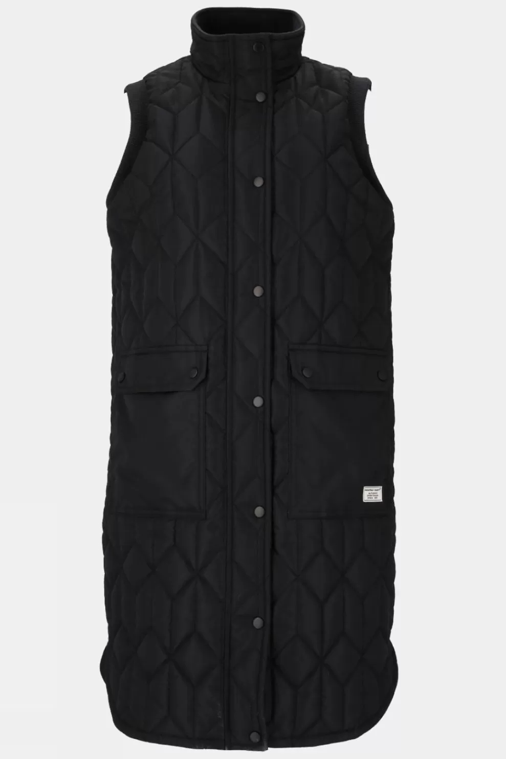 Weather Report Womens Beah Long Quilted Gilet<Women Gilets