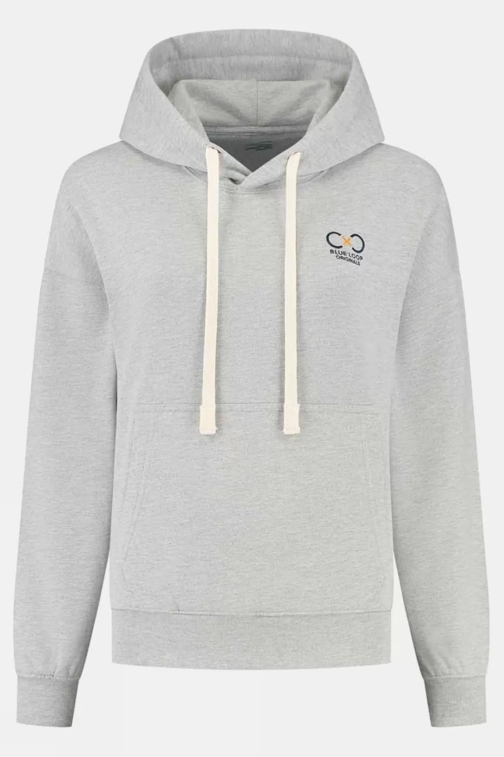 Blue Loop Originals Womens Blue Fleece Hooded Sweatshirt<Women Hoodies + Sweats