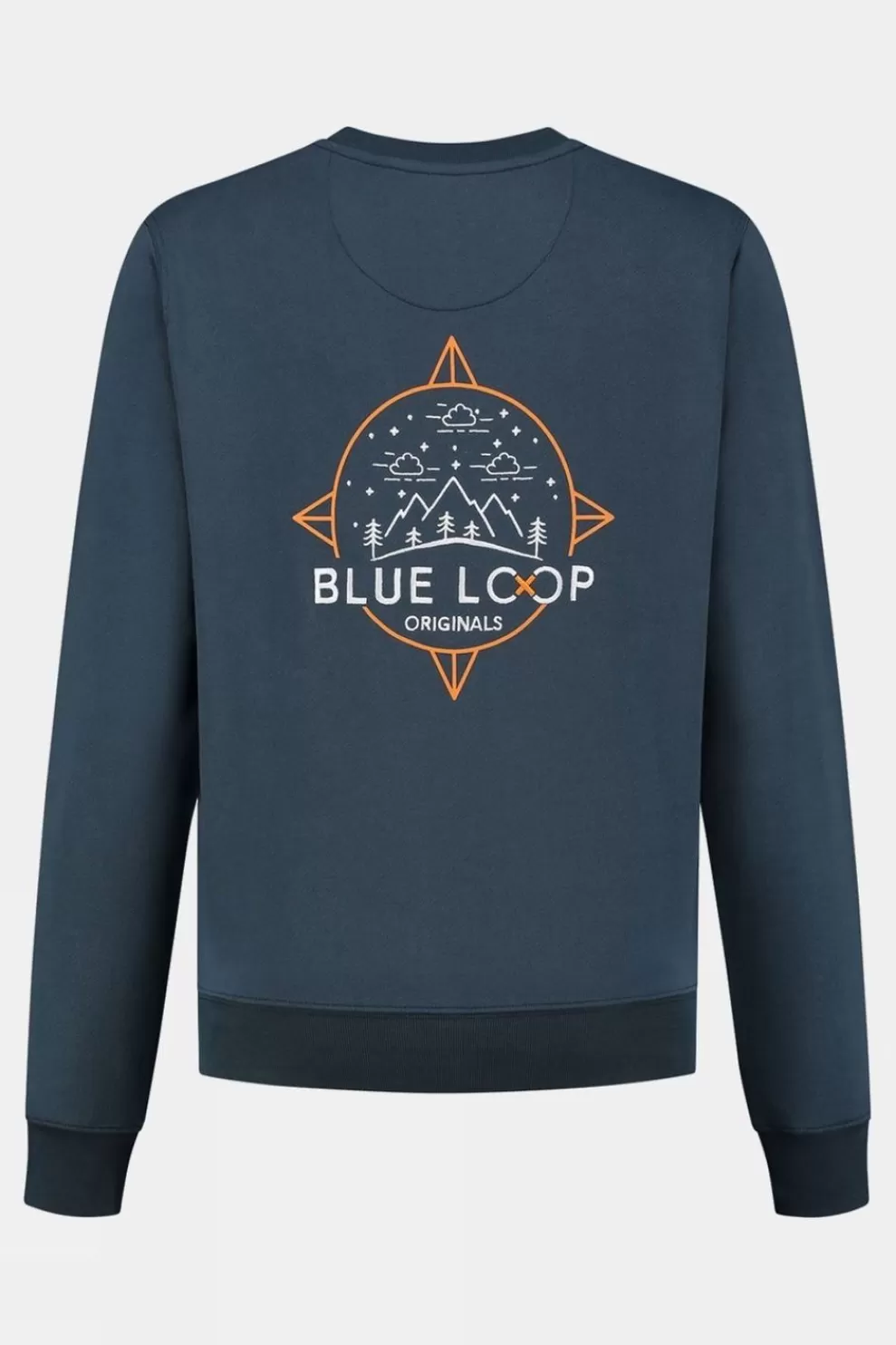 Blue Loop Originals Womens Blue Fleece Sweater<Women Hoodies + Sweats