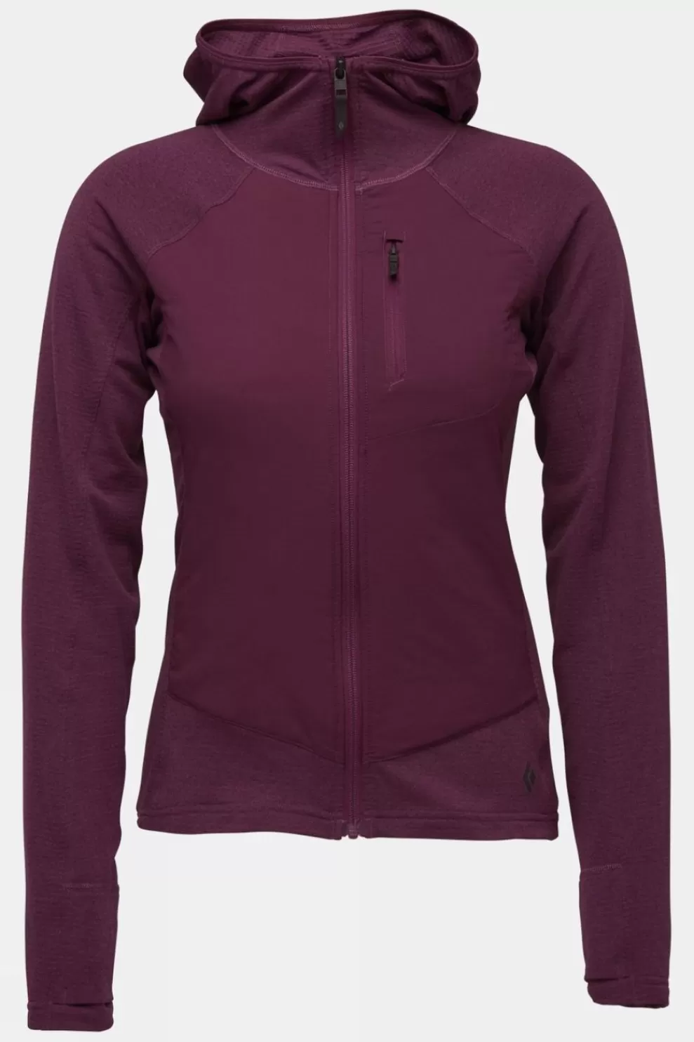 Black Diamond Womens Coefficient Lt Hybrid Hoody Fleece<Women Fleeces + Mid-Layers