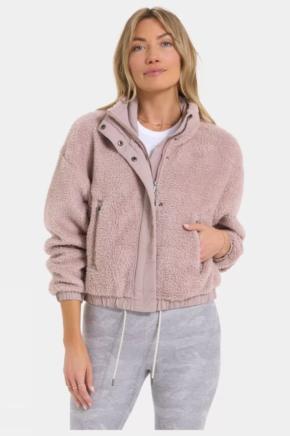 Vuori Womens Cozy Sherpa Jacket<Women Fleeces + Mid-Layers