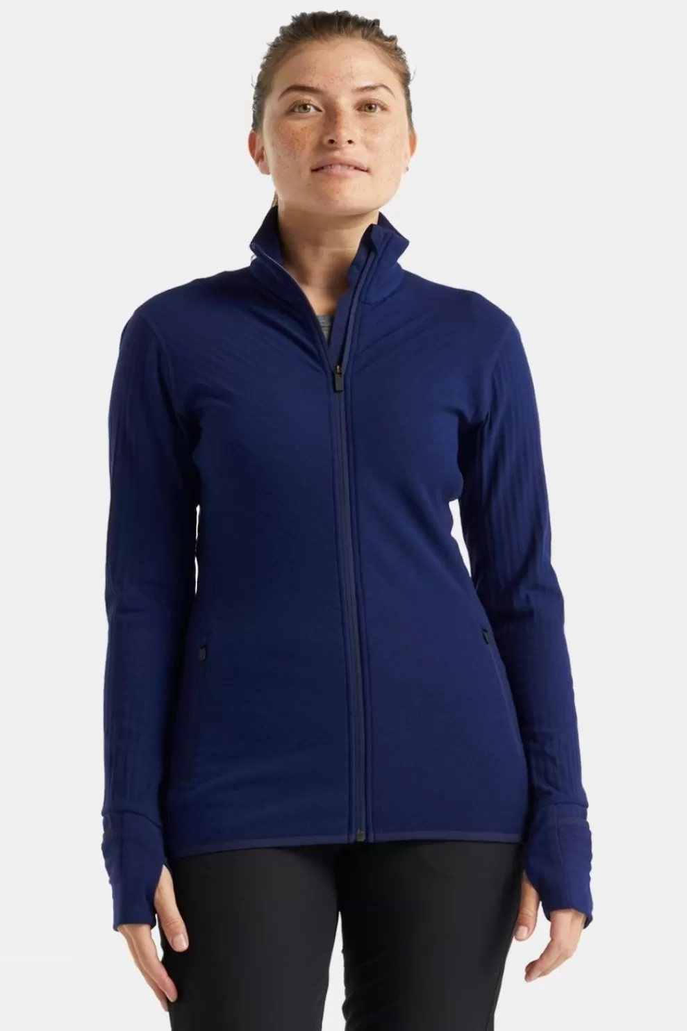 Icebreaker Womens Descender Long Sleeve Zip Top<Women Base Layer Tops