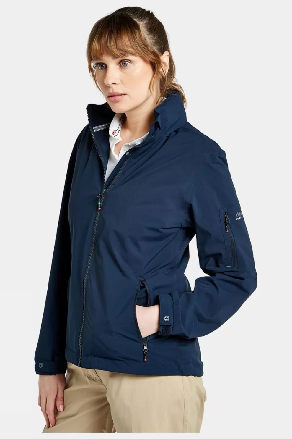 Dubarry Womens Livorno Fleece Lined Crew Jacket<Women Casual Jackets