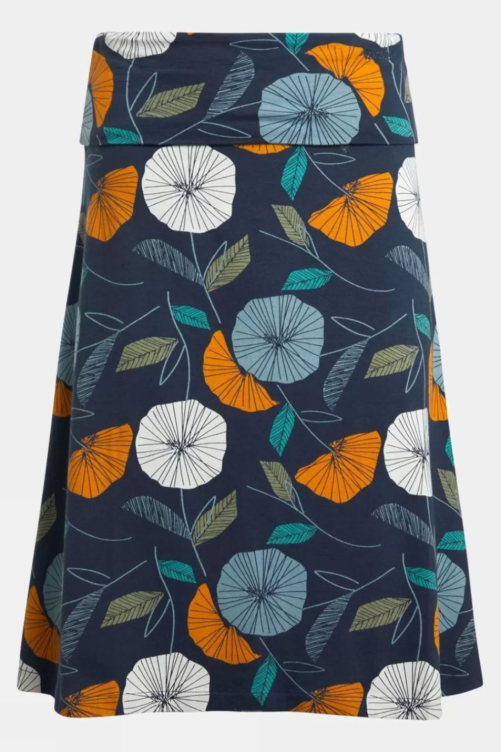 Weird Fish Womens Malmo Organic Printed Jersey Skirt<Women Skirts