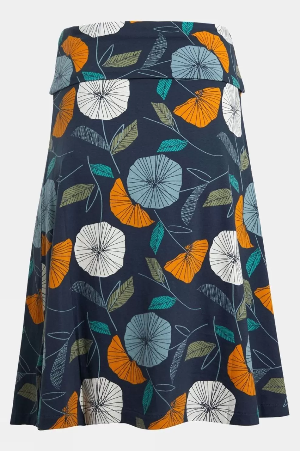 Weird Fish Womens Malmo Organic Printed Jersey Skirt<Women Skirts