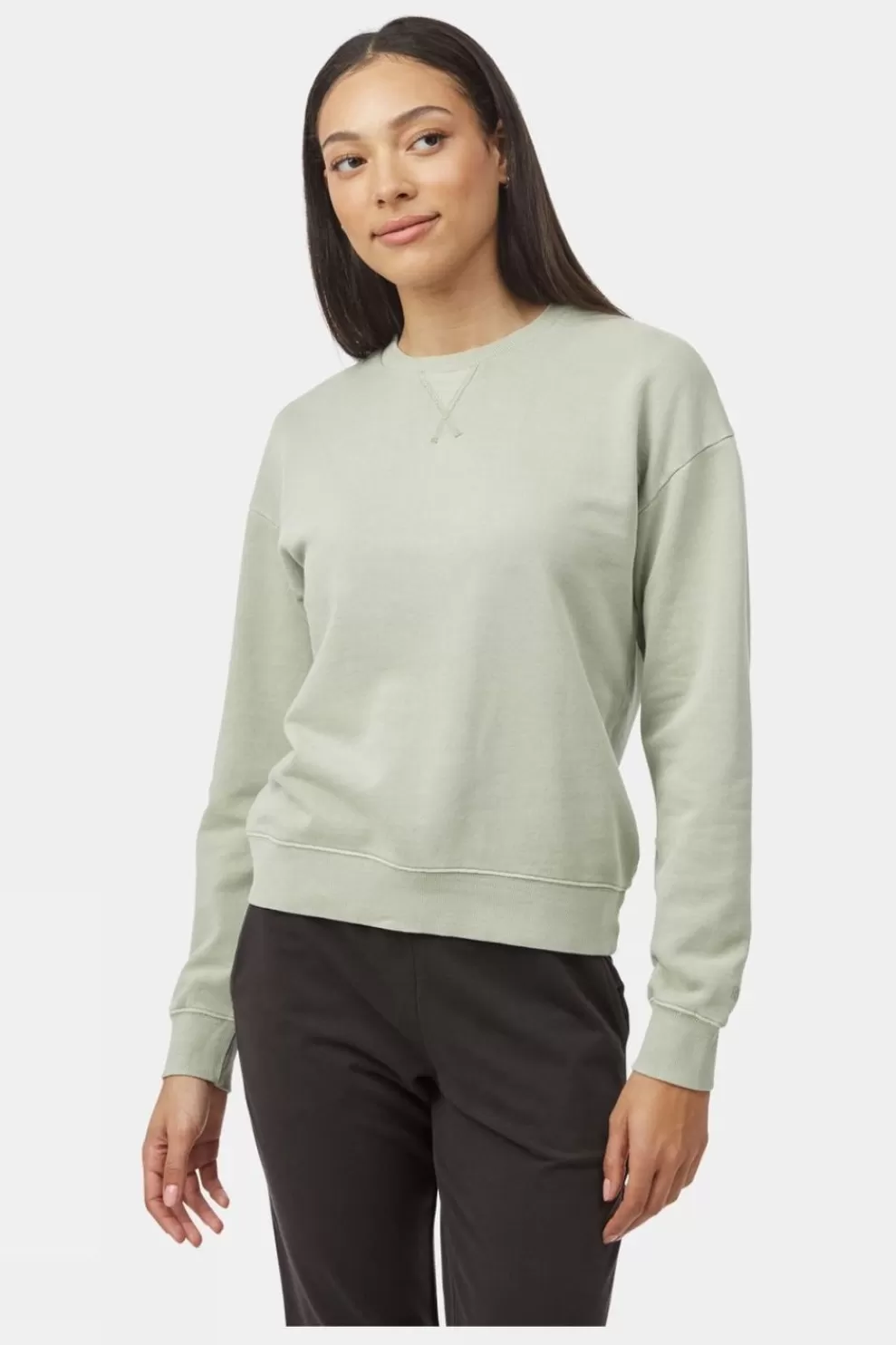 Tentree Womens Organic Cotton French Terry Crew Sweater<Women Hoodies + Sweats