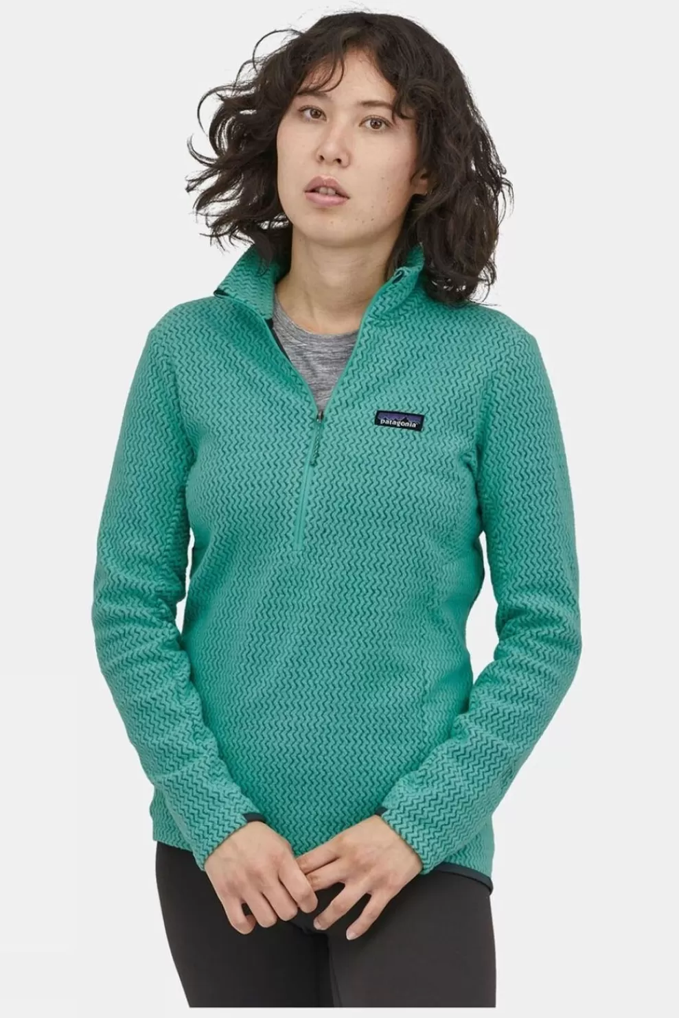 Patagonia Womens R1 Air Zip-Neck Fleece<Women Fleeces + Mid-Layers