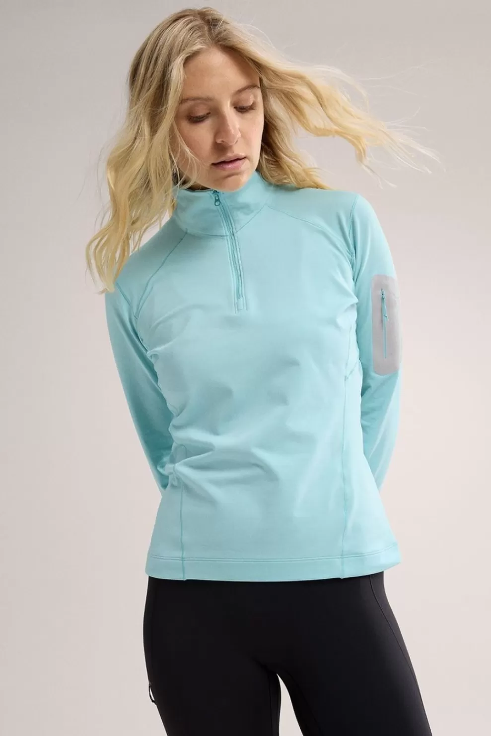 Arc'teryx Womens Rho Zip Neck Fleece<Women Fleeces + Mid-Layers