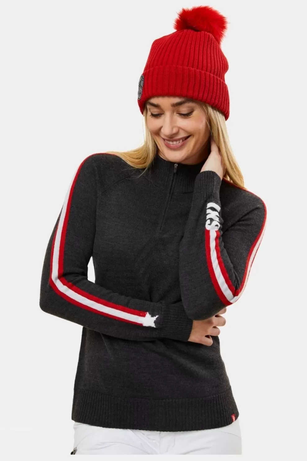 Krimson Klover Womens Super G Quarter Zip Baselayer Tee<Women Fleeces + Mid-Layers