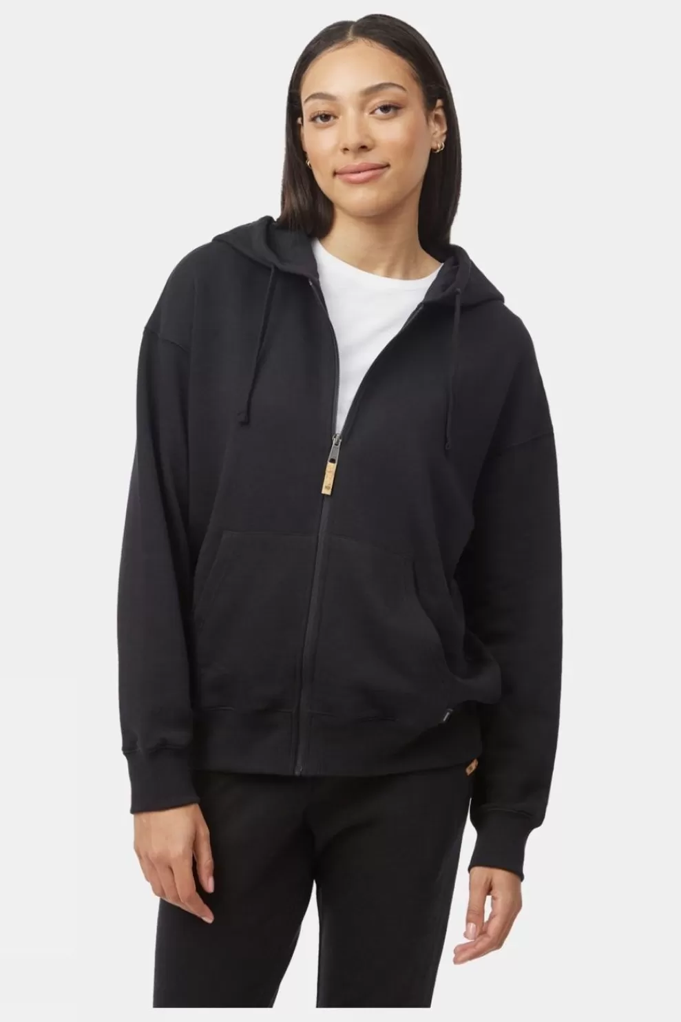 Tentree Womens Treefleece Oversized Zip Hoodie<Women Hoodies + Sweats